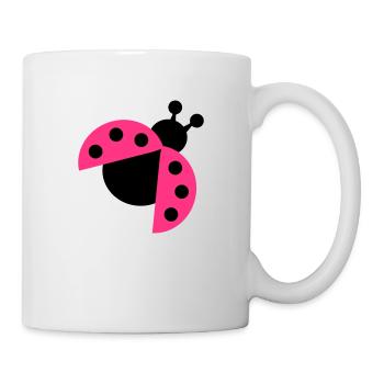 coccinelle - Mug blanc - blanc - Droite