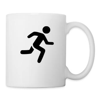 Jogger - Tasse - Weiß - Rechts