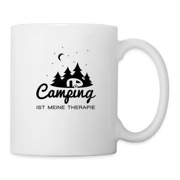 Camping Therapie - Tasse - Weiß - Rechts