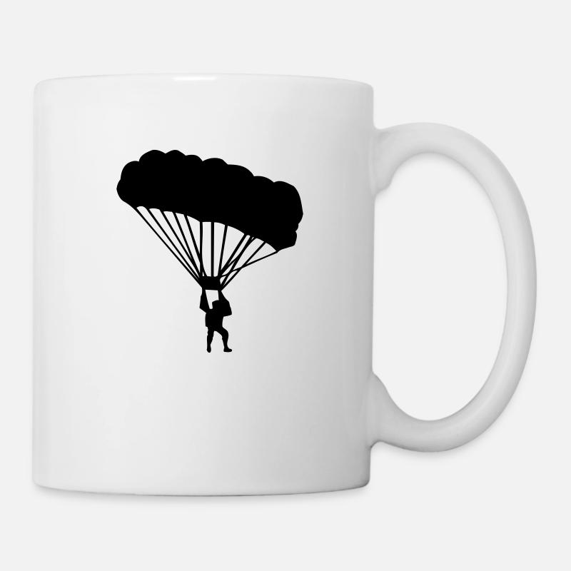parachute sport - Mug blanc - blanc