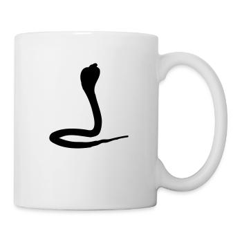 cobra animal snake - Mug - white - Right