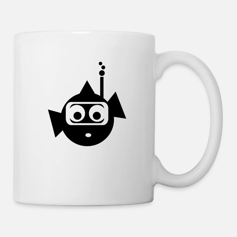 Fisch3 - Tasse - Weiß