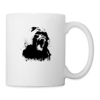 Gorilla - Tasse - Weiß - Rechts