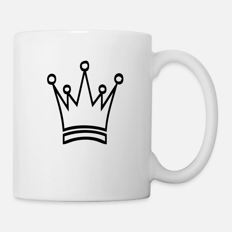 krone - Tasse - Weiß