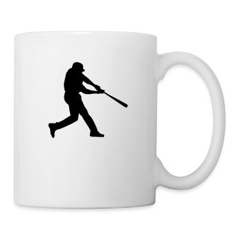 Baseball - Tasse - Weiß - Rechts