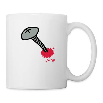 wunde_3c - Tasse - Weiß - Rechts