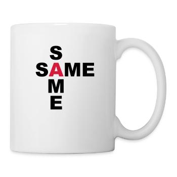 SAME SAME but different - Tasse - Weiß - Rechts