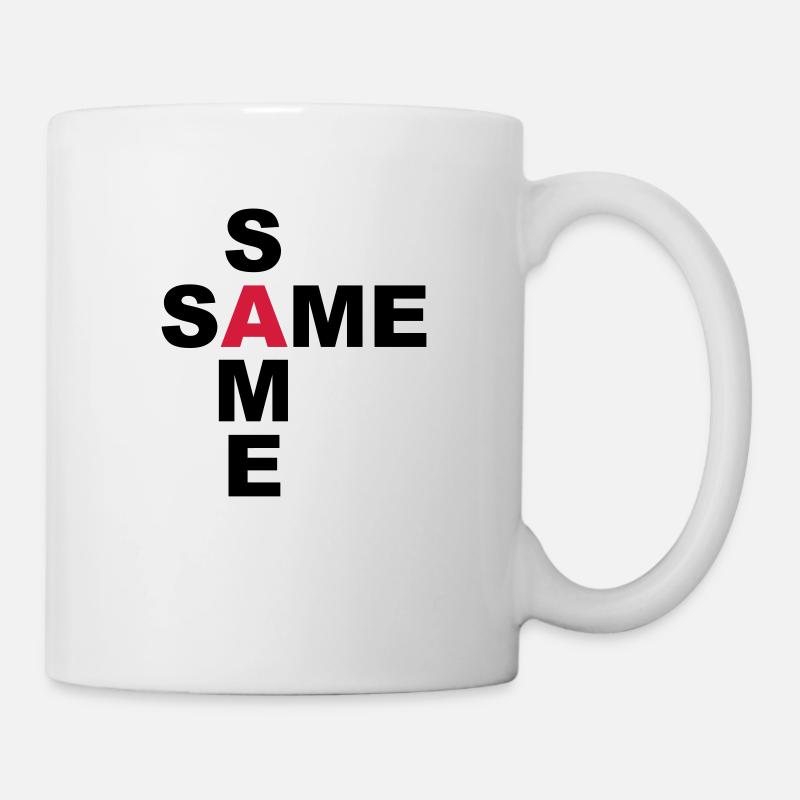 SAME SAME but different - Tasse - Weiß