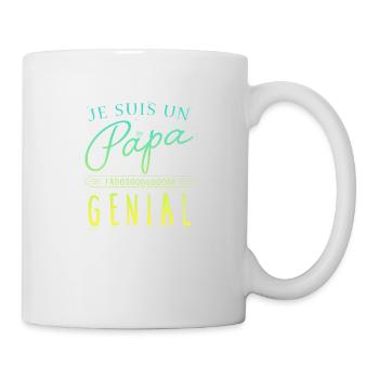 Je suis un papa trop genial - Mug blanc - blanc - Droite