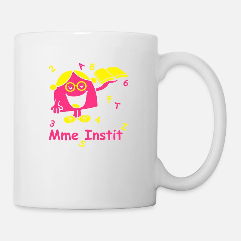 Lady Lehrer - Tasse - Weiß