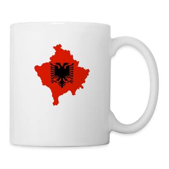 Kosovo Albanien - Tasse - Weiß - Rechts