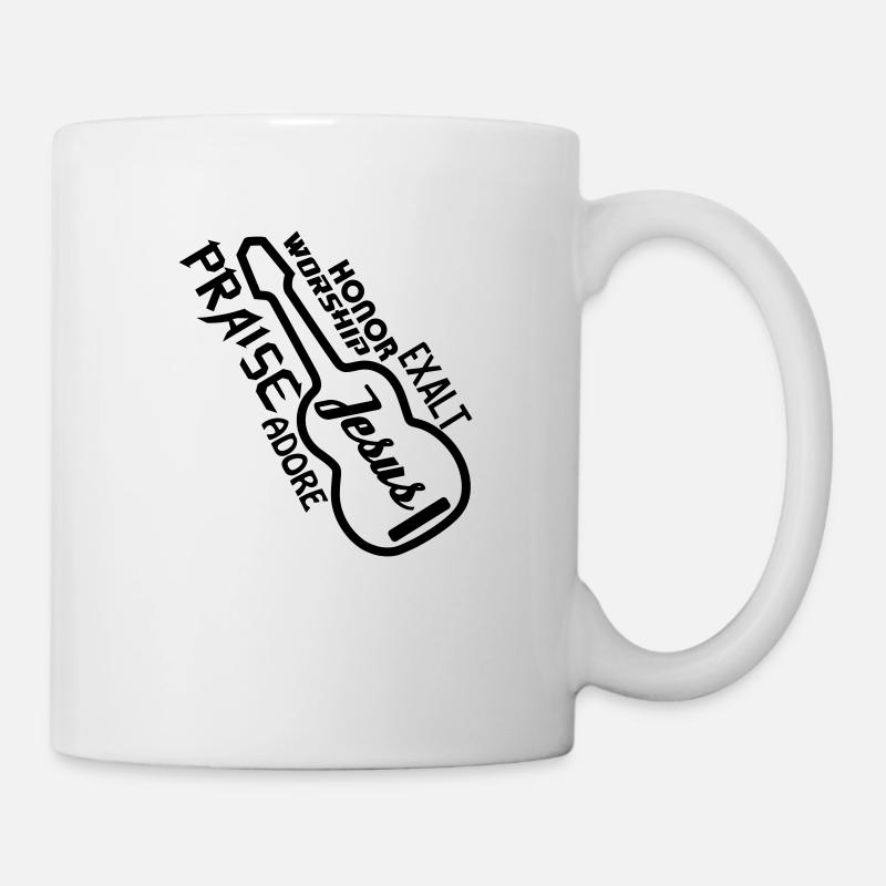 Lob - Ruhm - Tasse - Weiß