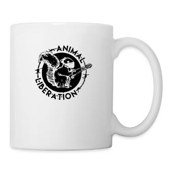 Animal Liberation Squirrel - Mug - white - Right