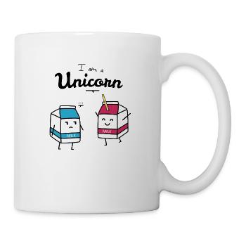 I am a unicorn - Mug blanc - blanc - Droite