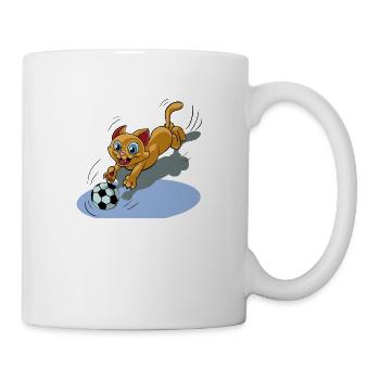 doux chat - Mug blanc - blanc - Droite