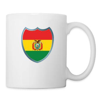 Bolivia (Bolivien_Wappen) - Tasse - Weiß - Rechts