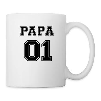 Daddy 01 - Bester Papa Weihnachten Geschenk Vater - Tasse - Weiß - Rechts