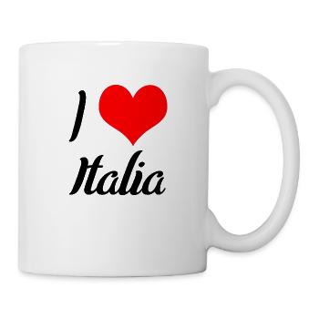 I love Italia - Tasse - Weiß - Rechts