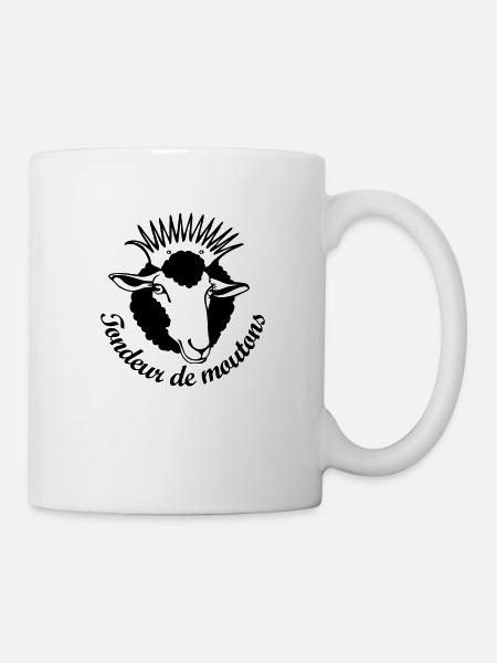 White queen sheep man - Mug blanc - blanc