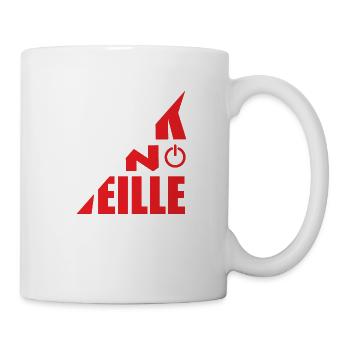 "Geek en veille" - Mug blanc - blanc - Droite
