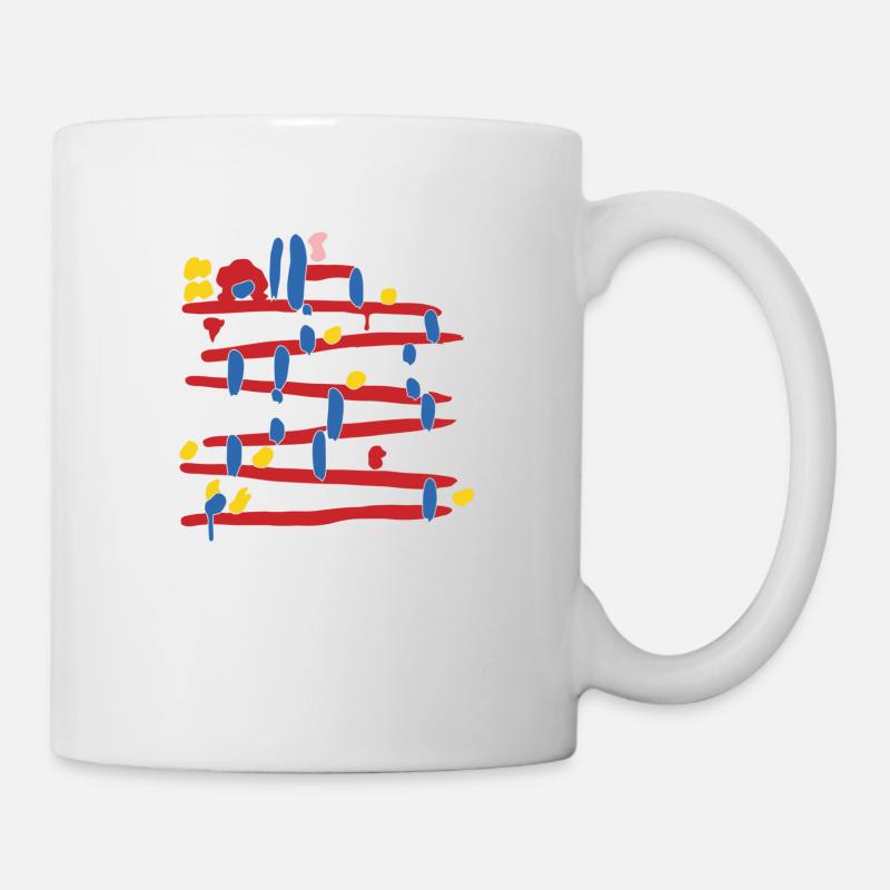 8-Bit-Spiel - Tasse - Weiß
