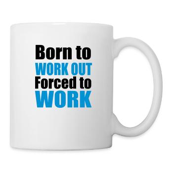 gym - Mug blanc - blanc - Droite