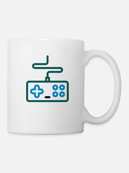 Gaming / eSports / Kontroller - Tasse - Weiß
