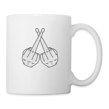 drumstickfinger - Tasse - Weiß - Rechts