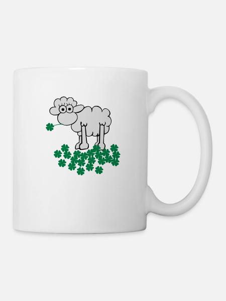 st. Patricks schaf - Tasse - Weiß