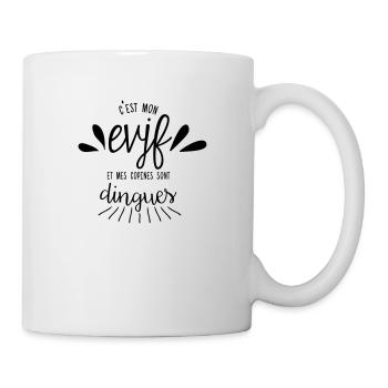 C'est mon EVJF et mes copines sont dingues - Mug blanc - blanc - Droite