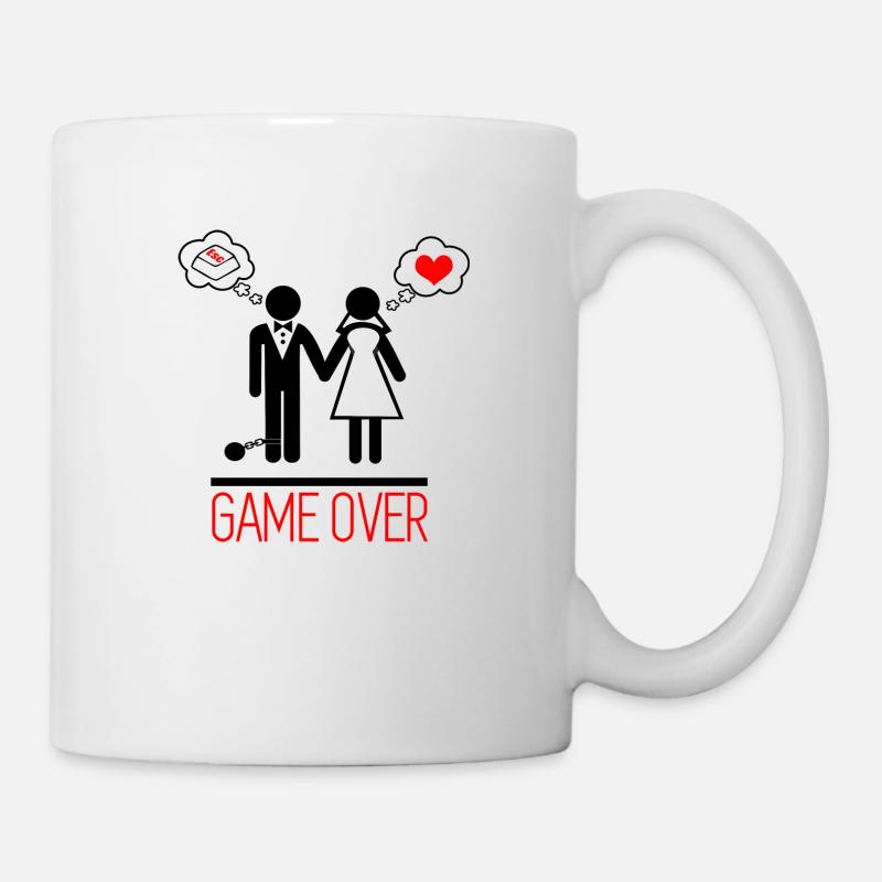 Game over - Couples - Licence - Mug blanc - blanc