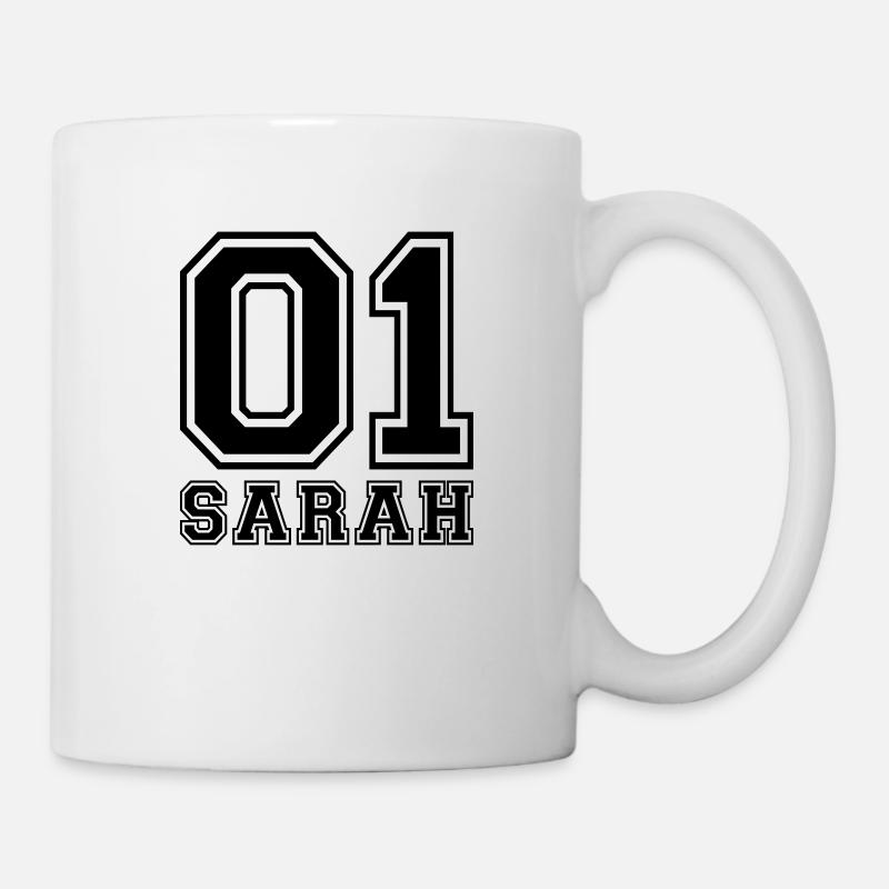 Sarah - Nom - Mug blanc - blanc