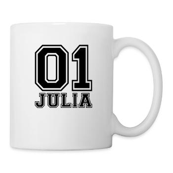 Julia - Name - Tasse - Weiß - Rechts