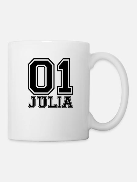 Julia - Name - Tasse - Weiß
