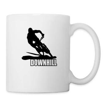 MTB Downhill Mountainbike - Mug - white - Right
