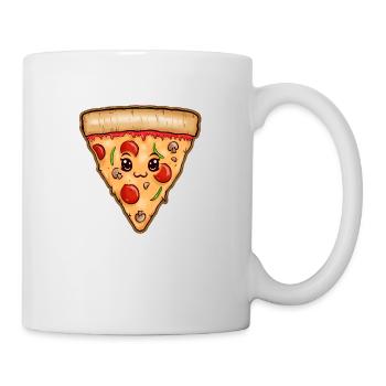 Lovely Pizza - Tasse - Weiß - Rechts