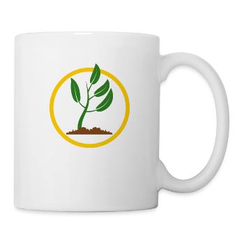 Setzlingemblem - Tasse - Weiß - Rechts