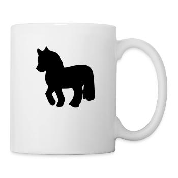 poney - Mug blanc - blanc - Droite