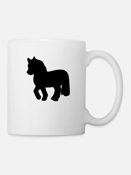 poney - Mug blanc - blanc