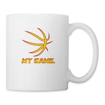 Basketball! BBall! Streetball! NBA! Court! - Tasse - Weiß - Rechts