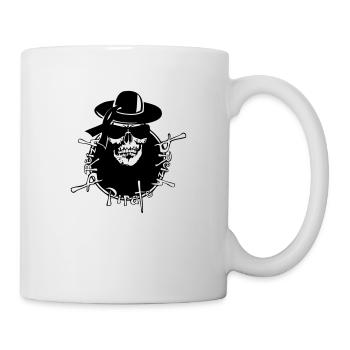 Breizh Piratenkopf des Todeskranichs abtrünniger Stern 2 - Tasse - Weiß - Rechts