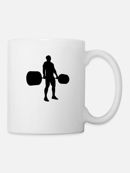 Kreuzheben Ende - Tasse - Weiß