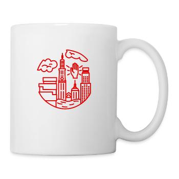 ANT//WERPEN - Mug blanc - blanc - Droite