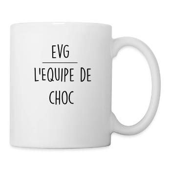 evg l'équipe de choc - Mug blanc - blanc - Droite