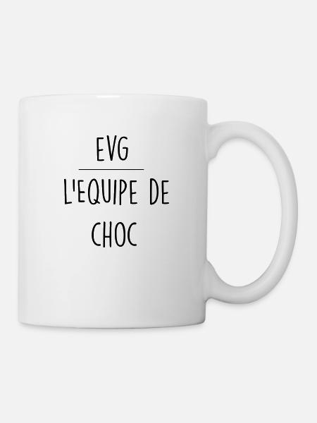 evg l'équipe de choc - Mug blanc - blanc