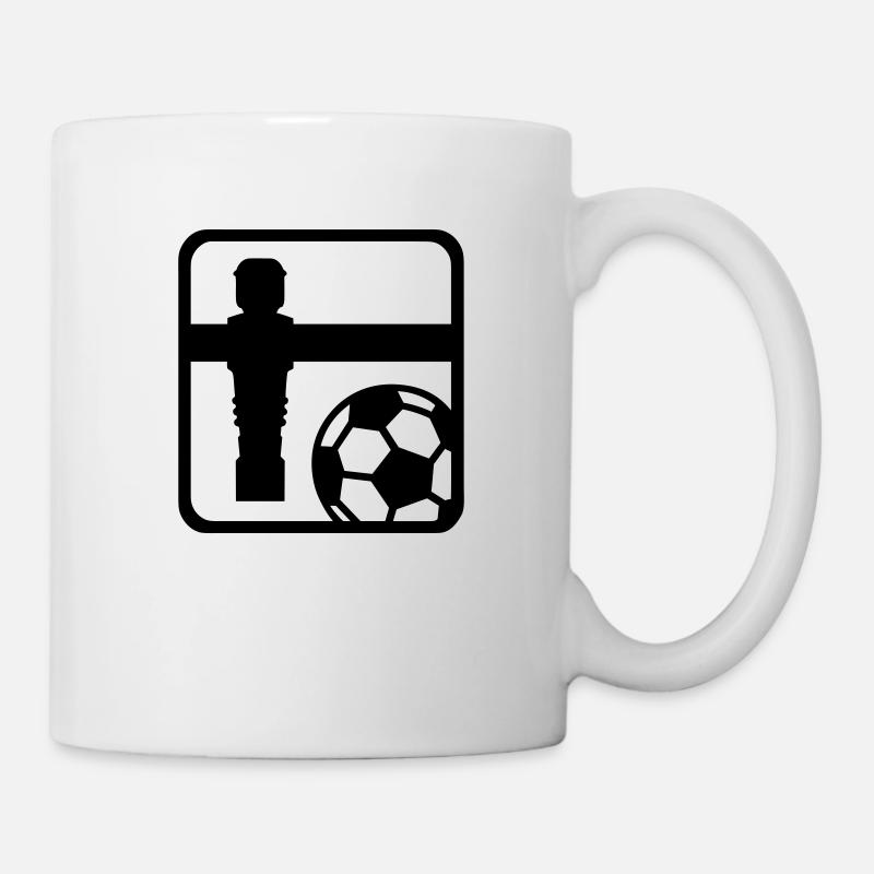 Logo de baby-foot 01.0 - Mug blanc - blanc
