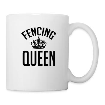 Fencing queen - Tasse - Weiß - Rechts
