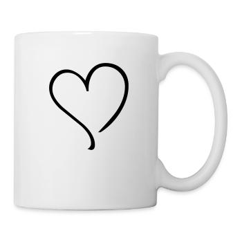 heart - Mug - white - Right