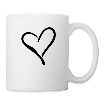 heart - Mug - white - Right