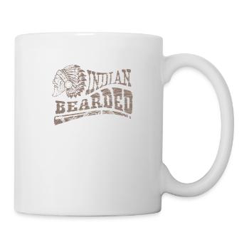 INDIAN BEARDED VINTAGE - Mug blanc - blanc - Droite